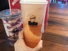 爆乐红西柚-LELECHA乐乐茶(上海五角场万达广场店)