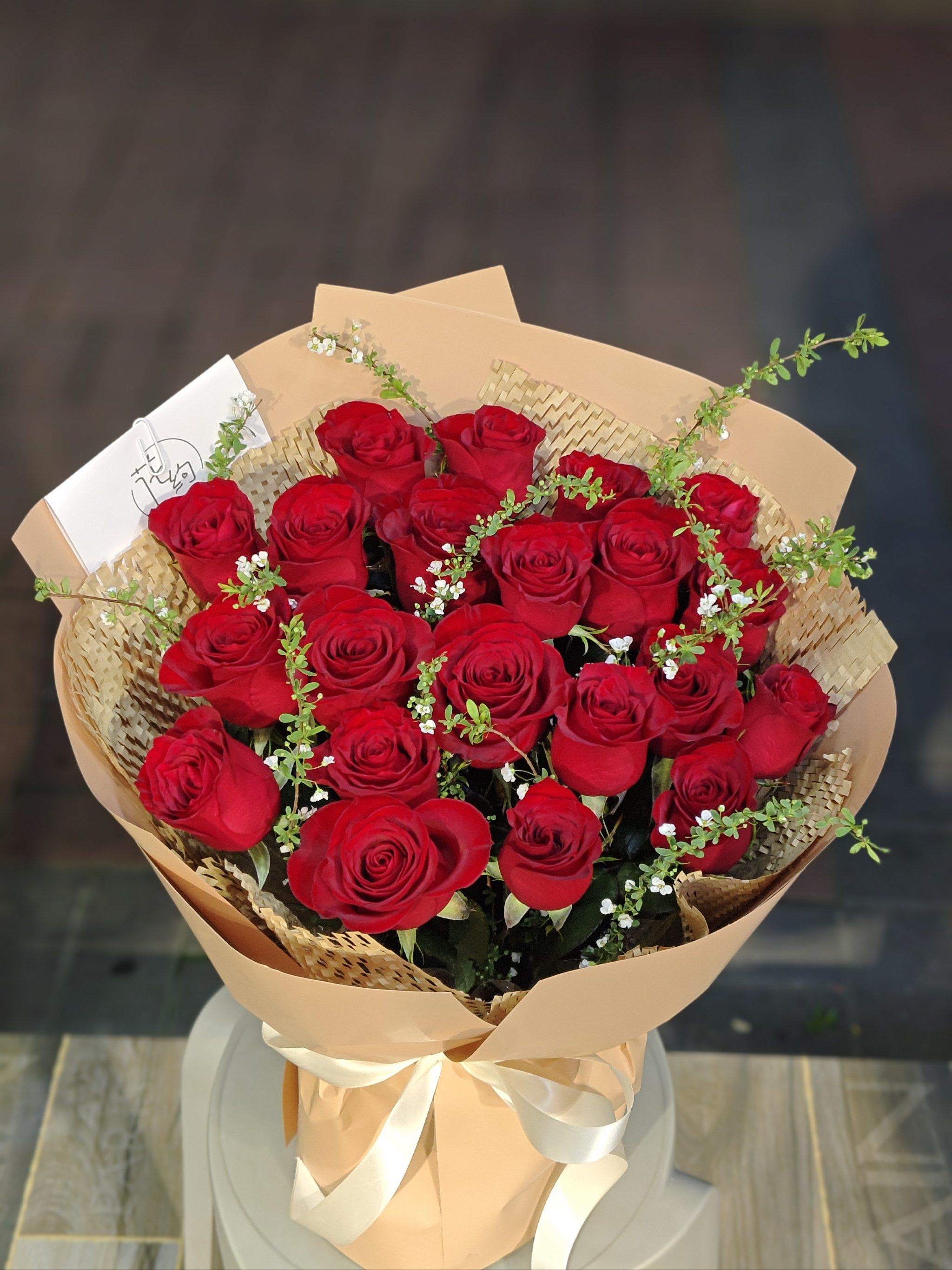 鲜花#高原红玫瑰#好看的花一定要分享给你#值得拔草的网红店#实体店