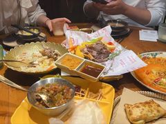 薄饼卷羊肉粒-楼兰新疆主题餐厅(苏州中心店)