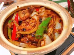 非吃不可的瓦煲牛蛙-芽笼芽笼新加坡餐厅(环球港店)