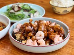 虾爆鳝背-百家鲜·杭帮菜