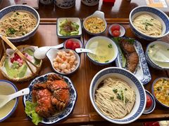 现拆秃黄油面-孙盛兴奥灶面馆·蟹黄面·三虾面(山塘街总店)