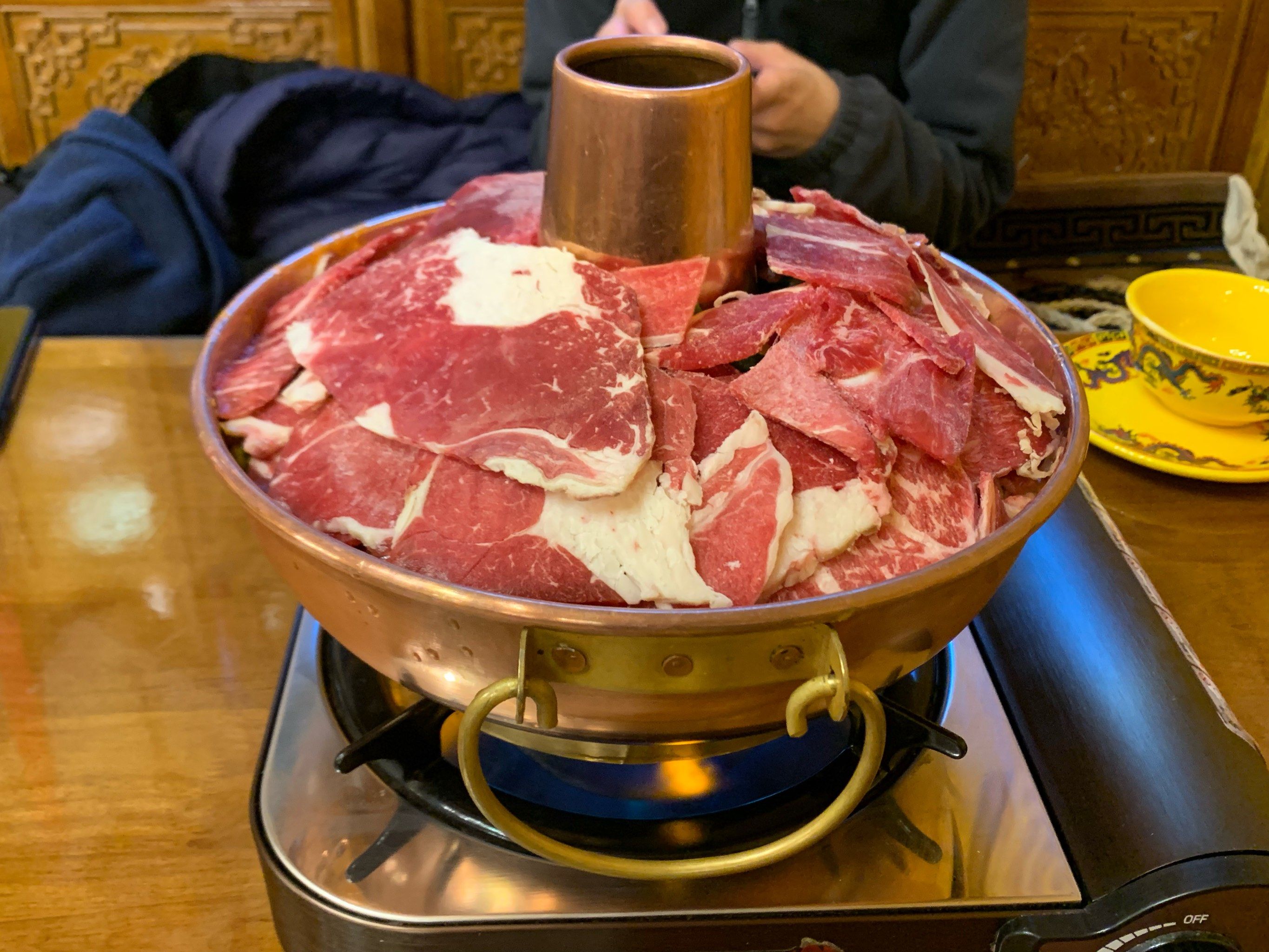 牦牛肉火锅  藏式锅贴和