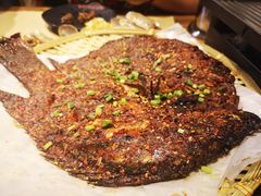 烤罗非鱼-平娃三宝烧烤·面食(南小街店)