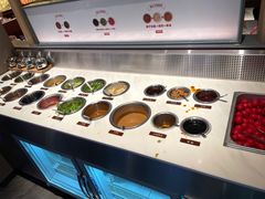 自助调料区-左庭右院鲜牛肉火锅(苏州园区永旺店)