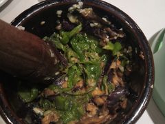 皮蛋青椒擂茄子-费大厨辣椒炒肉(黄兴中心广场店)