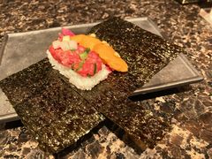 海胆生牛肉手卷-老乾杯和牛烧肉(王府中环店)