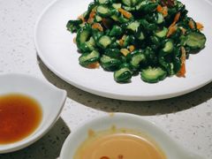 金钩海米炒脆瓜-船歌·鱼水饺青岛菜(金狮广场店)