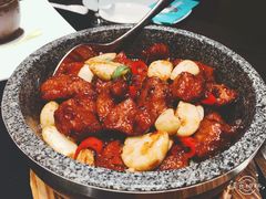 石锅牛仔粒-杭越海鲜(迪荡店)
