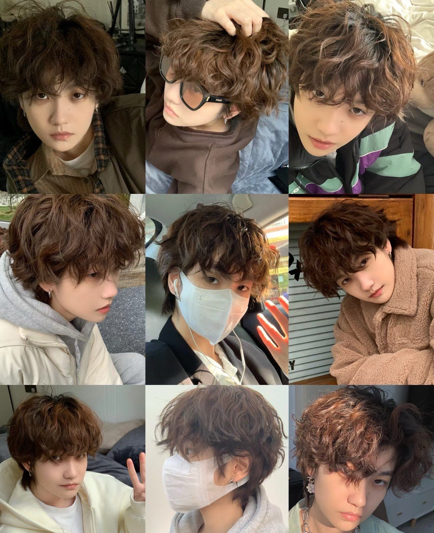 发型合集 适合发量少的男生发型 男