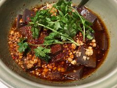 辣子蒜羊血-汉唐宴长安食府