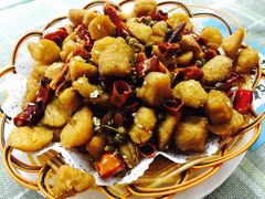 辣子鸡-天天向上素食餐厅(五台山店)