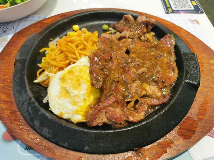 玛黎娜铁板牛排(蓝湾店)-"太久没有跟老同学一起吃饭聚餐了,今天一起.