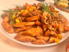 酥馕炒羊肉-龟兹KUCINA·新疆菜(前滩L+PLAZA店)