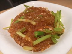 芹菜肉丝炒粉条-安天民北方饺子(白石洲店)