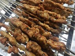 烤猪肉串-百丰园海鲜烧烤农家菜(威·至海港湾店)