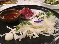 三年金钱火腿配大理手撕乳扇-泓0871臻选云南菜·味庄