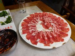 水爆手切精选羊腿肉-京门老爆三·铜锅涮肉 爆肚(望京店)