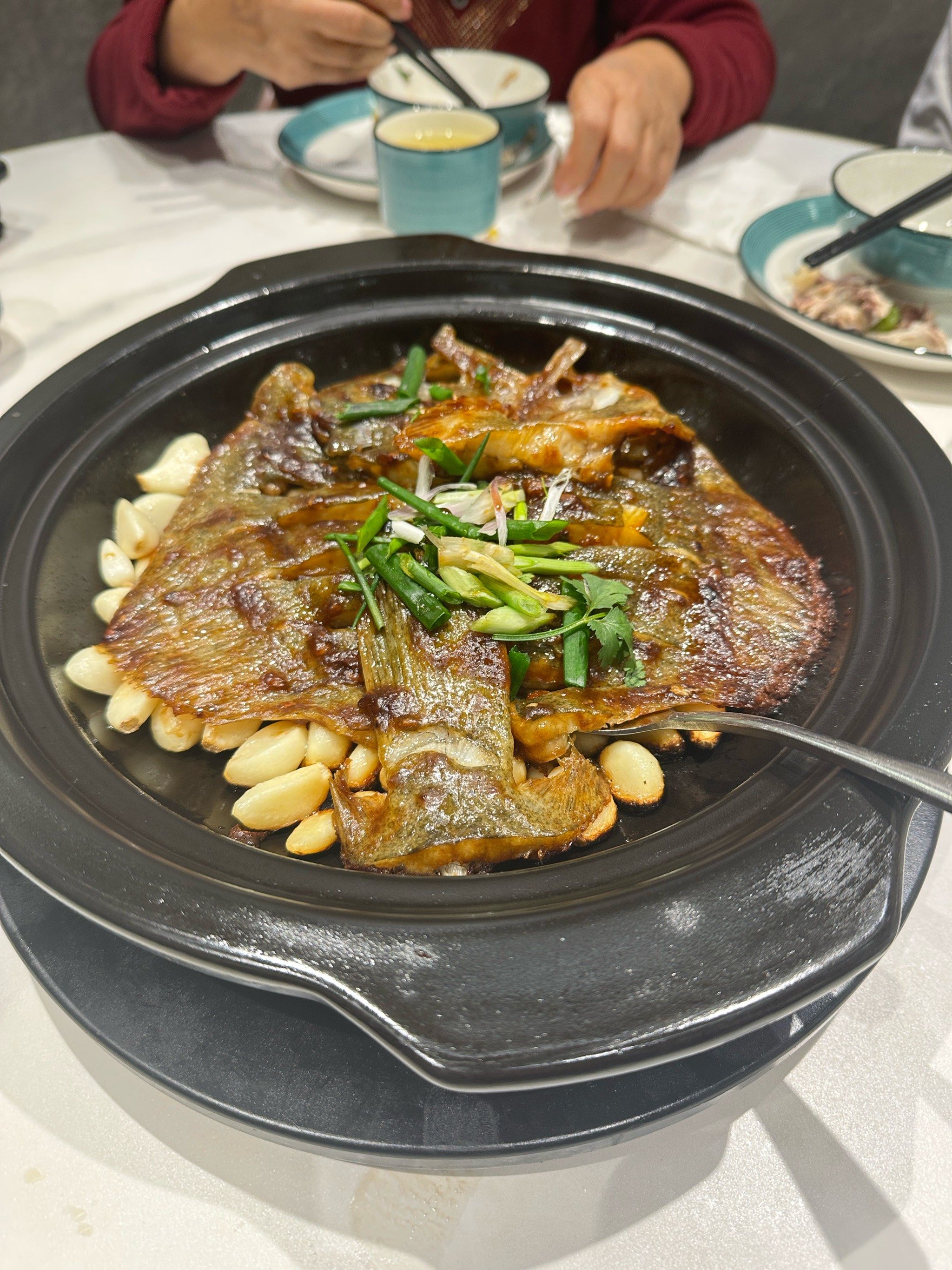 招牌煎焗多宝鱼太好吃啦