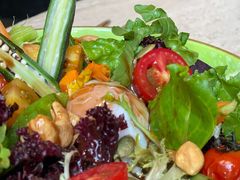 胡同田园温泉蛋烤炙蔬菜沙拉-玲婧胡同·生日蛋糕·餐厅(嘉里城店)