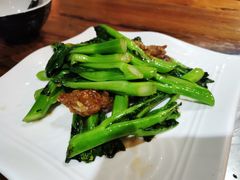 猪油渣炒菜心-渔米粥(罗湖店)