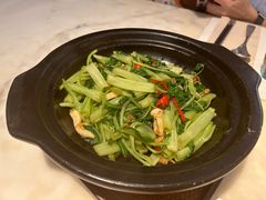 桑巴酱虾米嘟通菜-港丽餐厅(高德置地店)