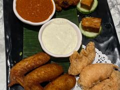 沙爹鸡牛肉拼盘-关夫人餐厅(阳光广场店)