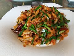 韭菜炒虾-瑞丰园庭院餐厅·白族传统家常菜