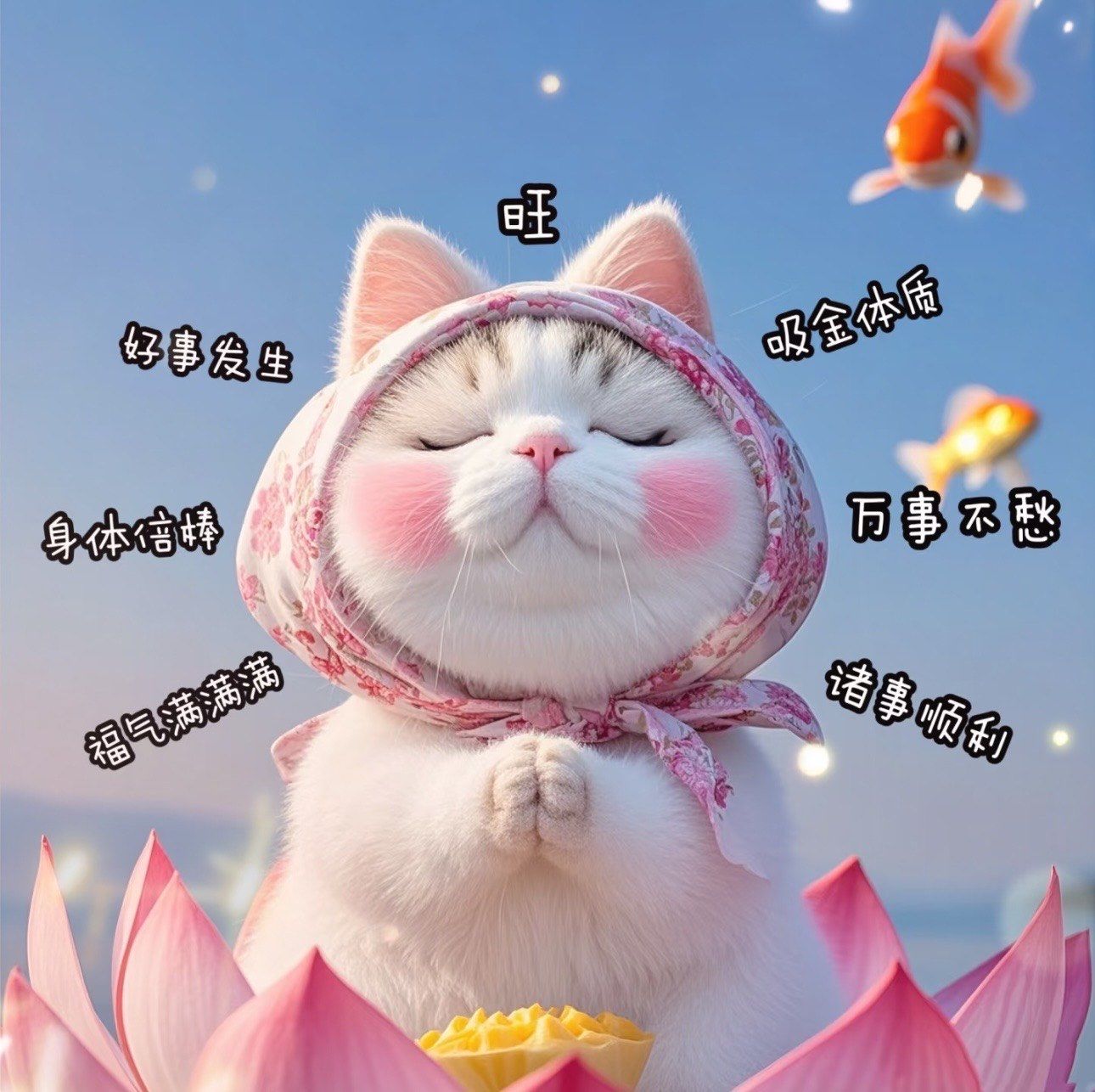 猫咪财神到,好运连连来!