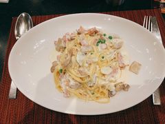 奶油培根意大利面-WOLFGANG PUCK KITCHEN & BAR(迪士尼小镇店)