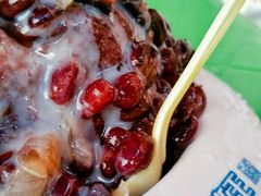 鲜芒果红豆炼乳刨冰-梁子刨冰王&梁小糖(王顶堤店)