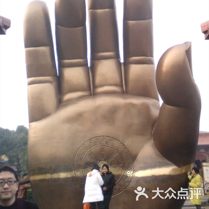 灵山胜境禅意度假风景区没拍到大佛头像-.