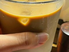 薄荷拿铁咖啡-Dough&Joe团憩(瑞虹天地月亮湾店)