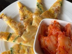 敷衍的海鲜饼-西安浐灞艾美酒店·汉江餐厅·火锅