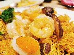 虾球帶子煎脆面-金悦轩海鲜酒家(拱北店)