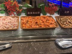 自助取餐区-韩京炭火烤肉自助料理(柯桥万达店)