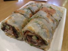 葱饼卷牛肉-台北楚楚园馅饼粥(虹桥南丰城店)