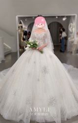 点击看大图 -艾米丽婚纱礼服