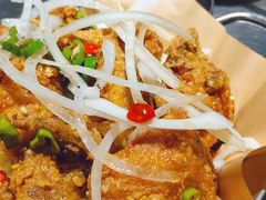 炸鸡一半一半-富乐满韩国正宗炸鸡韩国料理(虹泉路店)