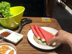 -明洞阿姨·韩式酱蟹烤肉·创意料理(三元桥店)