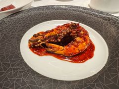 鱼香汁深海黑虎虾-许家菜.艺创菜(仁和新城店)