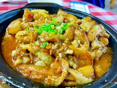 鱼香茄子煲-大岗仙庙烧鸡(花东店)