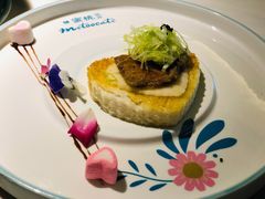 法式香煎鹅肝(客)-蜜桃花开·中西融合菜E&W(南长街店)