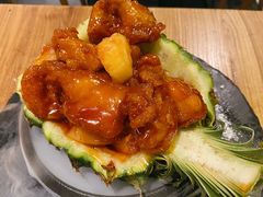 菠萝咕噜猴头菇-水木苼 蔬食料理