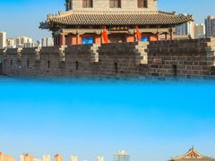 -城墙带状公园-大同古城墙广场停车场