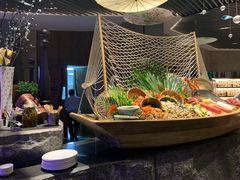 -海棠湾洲际-涛·海底餐厅·美人鱼·自助餐·海底隧道