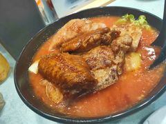 番茄浓汤鸡翅猪扒通粉-华嫂冰室(尖沙咀店)