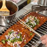 在海口终于吃到了‼️比四川还好吃的烤苕皮🔥