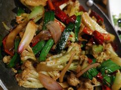 干锅花菜-蜀宴小调·精致家常菜(来福士店)