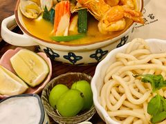 冬阴功汤海鲜乌冬面-小银家日式简餐(中信丹阳花园店)